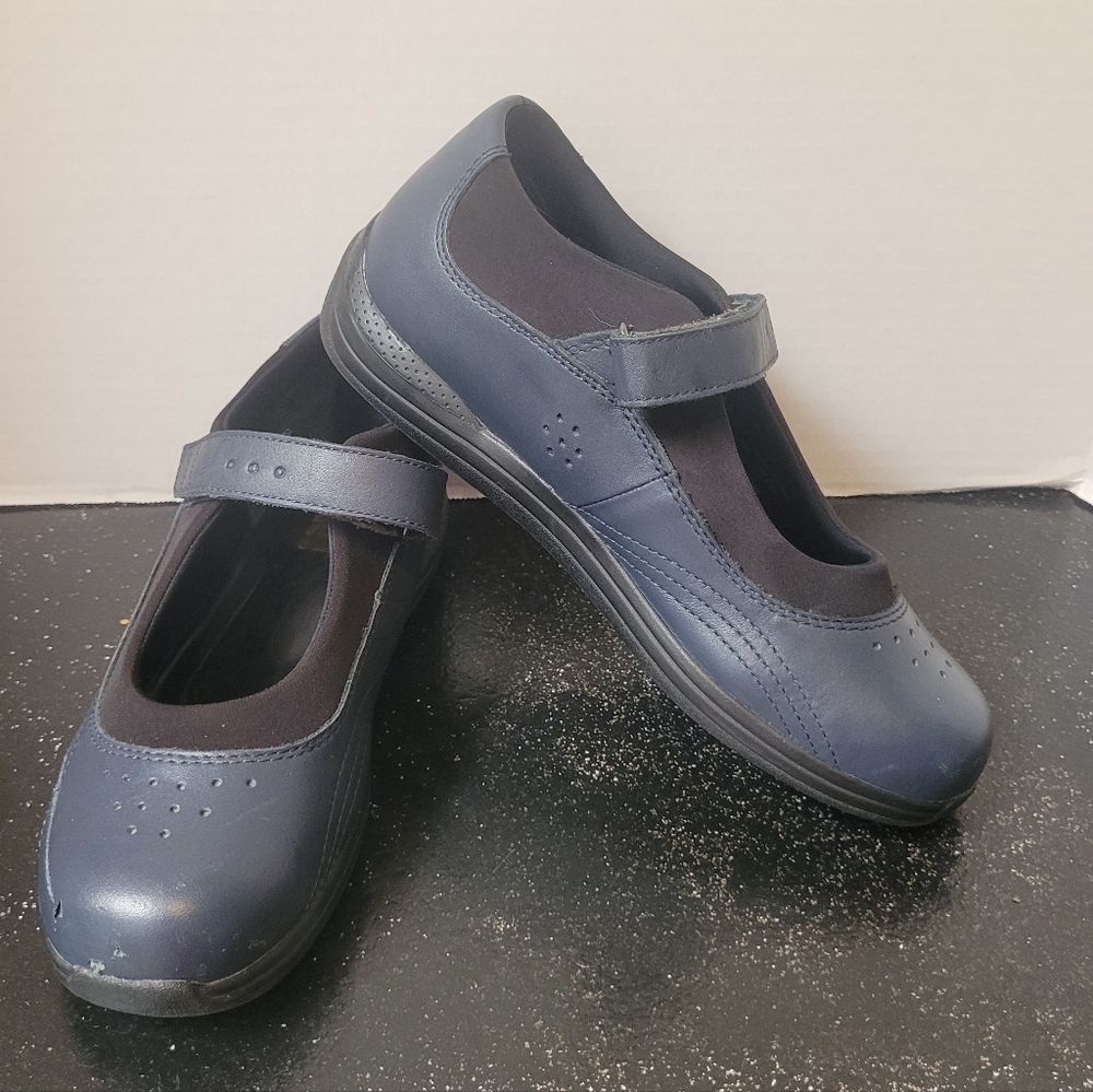 Drew Navy Blue Mary Jane Shoes